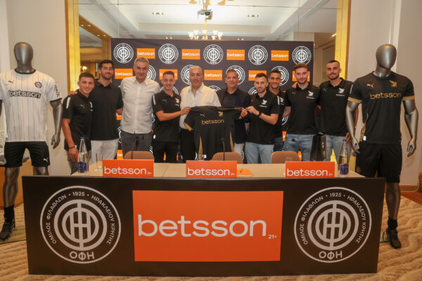 Betsson e OFI Creta FC anunciam novo acordo de patrocínio