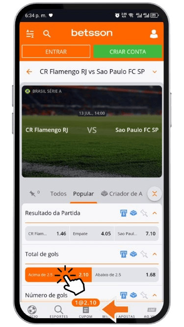 Como Fazer uma Aposta Esportiva na Betsson