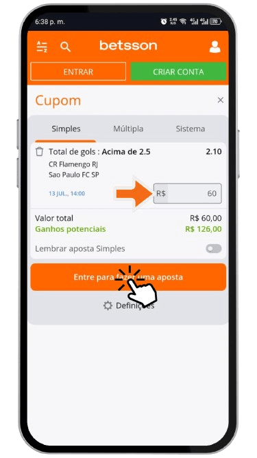 Como Fazer uma Aposta Esportiva na Betsson