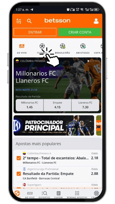 Como Apostar em Futebol com a Betsson