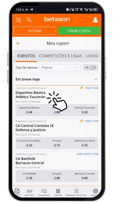 Como Apostar em Futebol com a Betsson