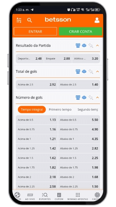 Como Apostar em Futebol com a Betsson