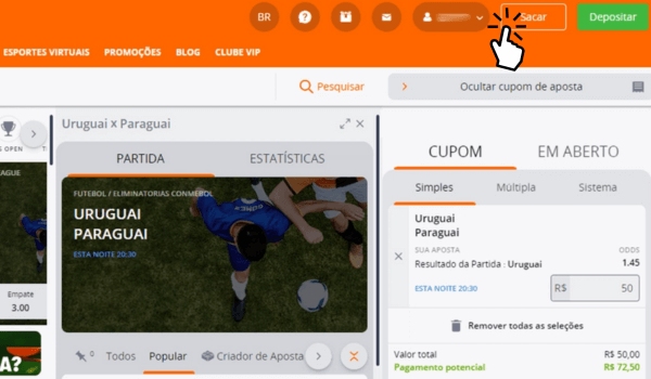 Como Depositar e Sacar Dinheiro da Betsson