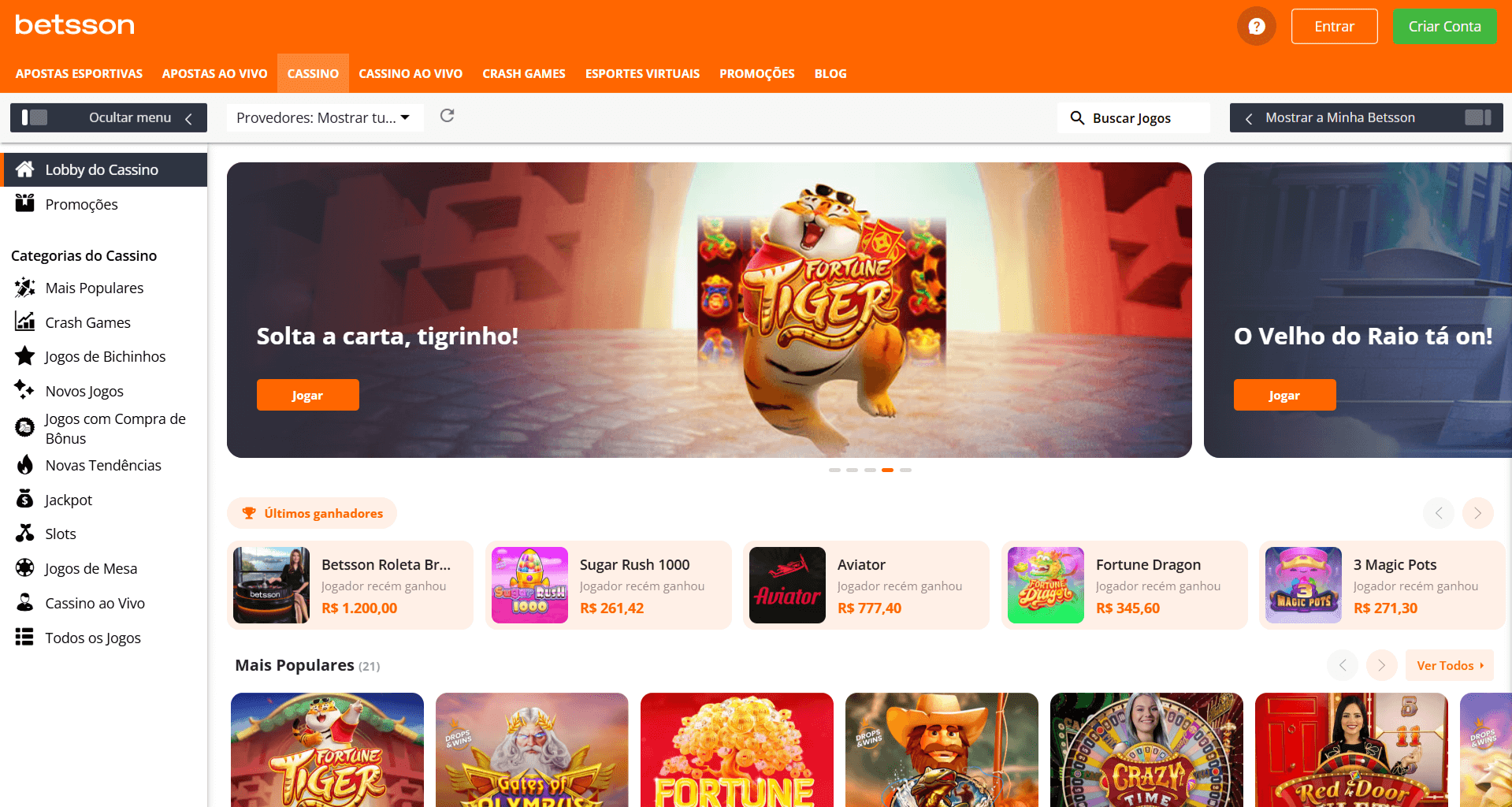 betsson cassino online