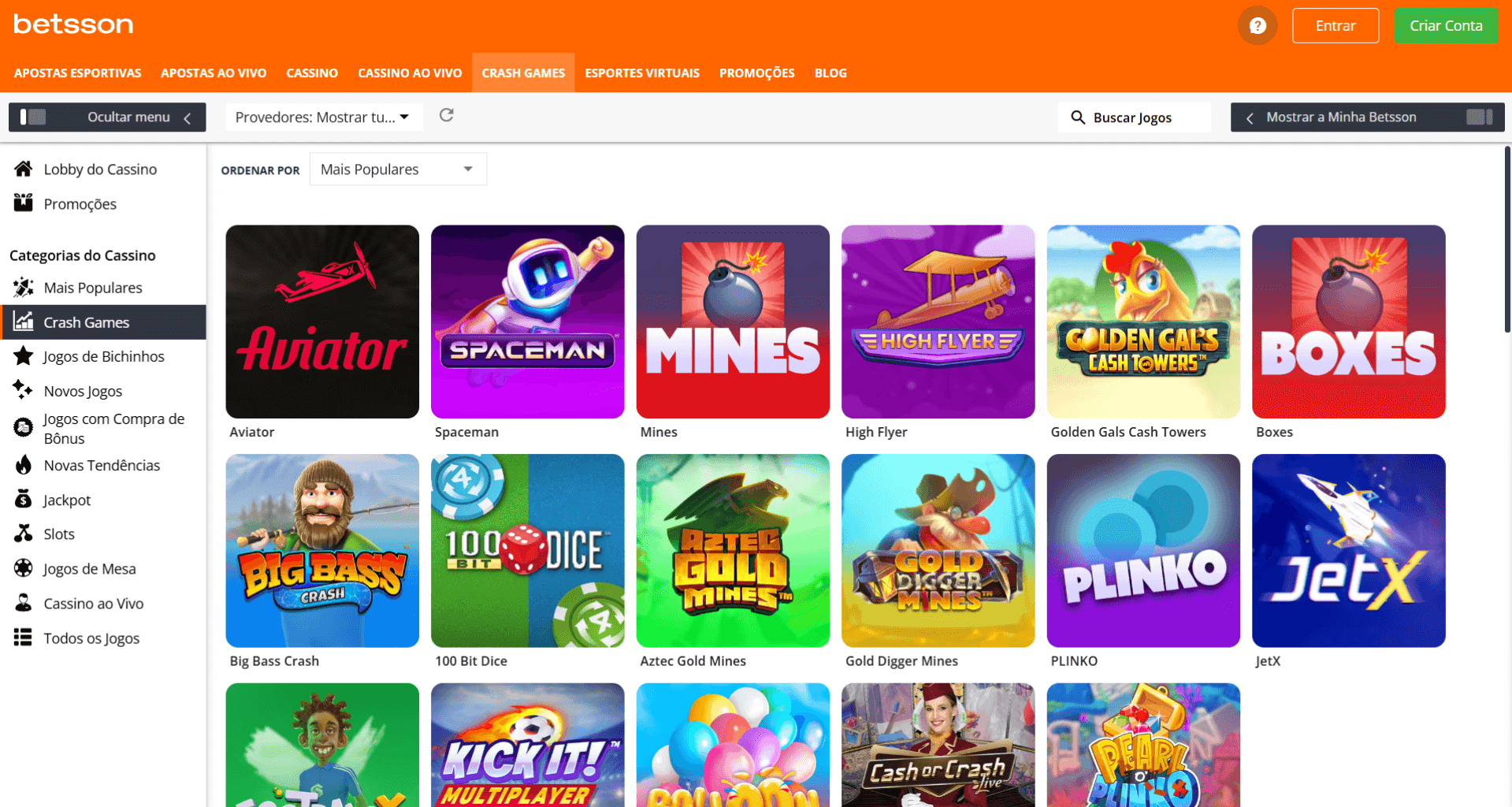 betsson cassino online