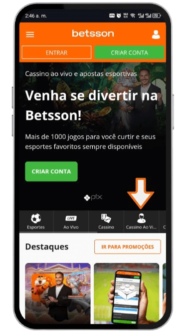 Como Jogar Jogos de Cassino ao Vivo na Betsson Brasil