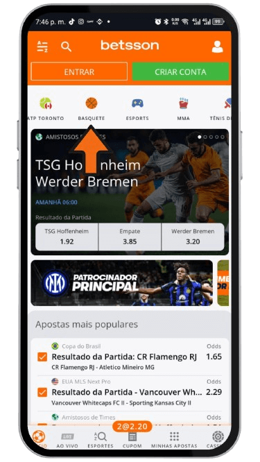Como apostar em basquete com a Betsson