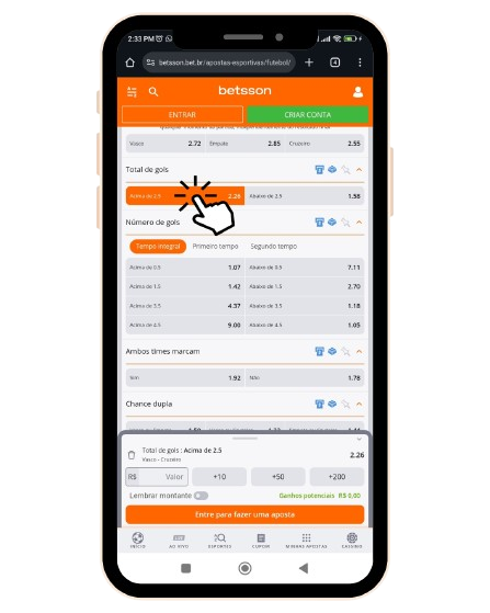 Cómo apostar en el campeonato Brasileirão desde Betsson Brasil - des