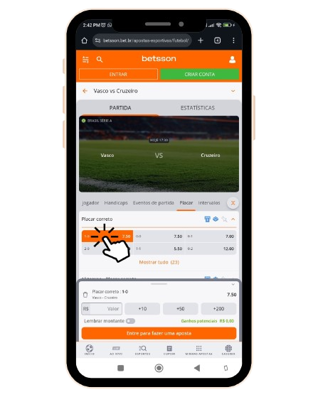 Cómo apostar en el campeonato Brasileirão desde Betsson Brasil - des