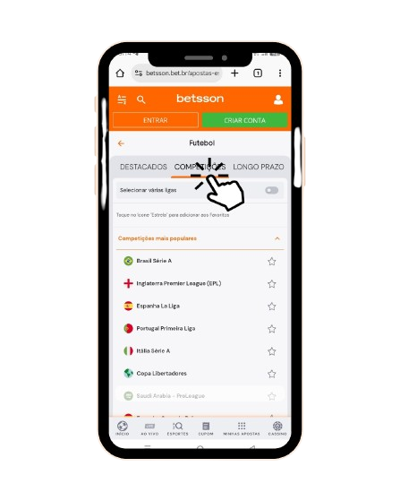 como apostar na Liga dos Campeões da Betsson Brasil