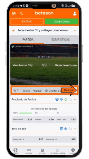 Apostar Hándicap na Betsson Brasil