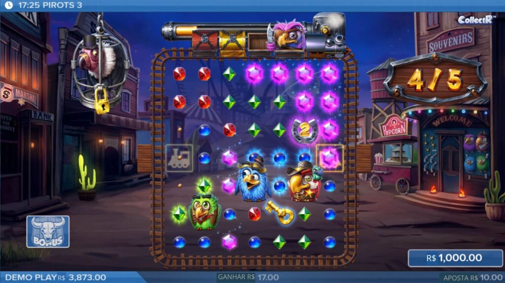 Como jogar Pirots 3 na Betsson Brasil