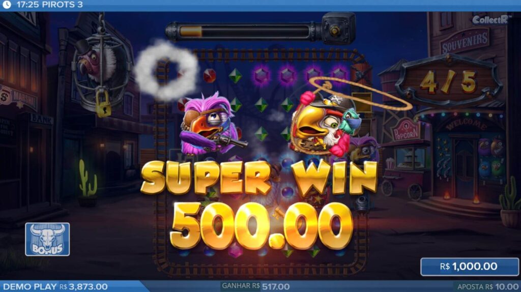 Como jogar Pirots 3 na Betsson Brasil