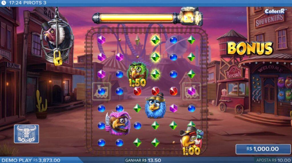 Como jogar Pirots 3 na Betsson Brasil