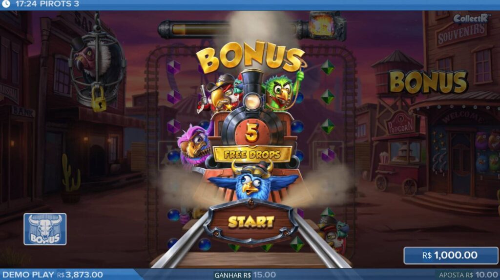 Como jogar Pirots 3 na Betsson Brasil