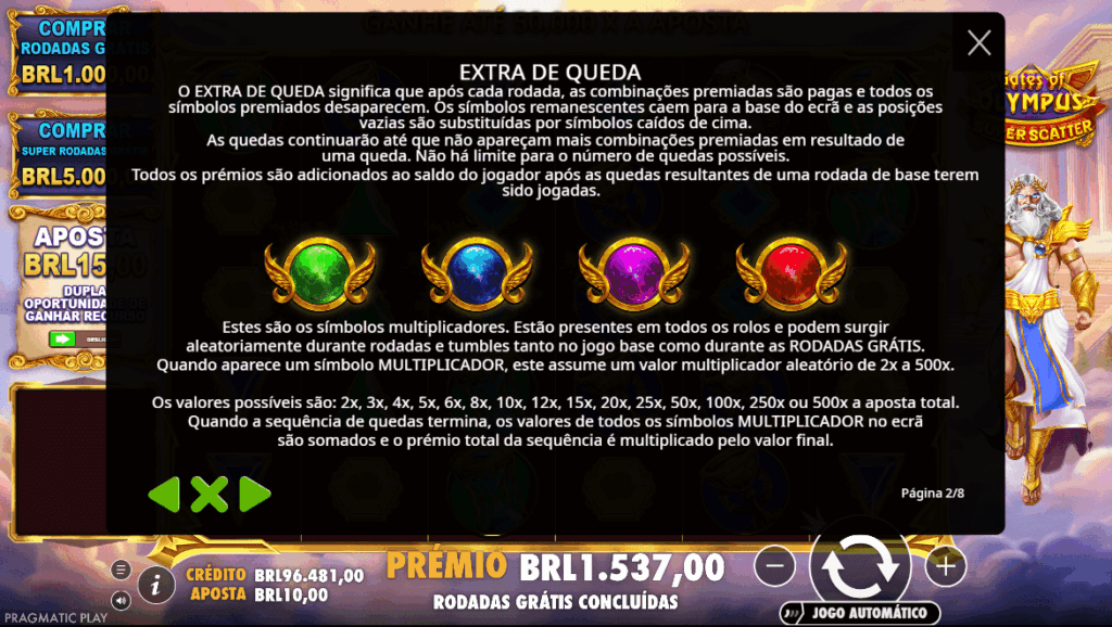 Como Jogar Gates of Olympus Super Scatter na Betsson Brasil