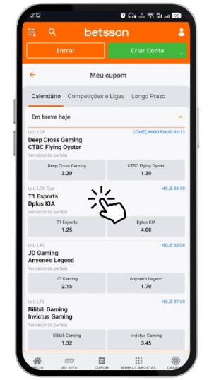 Como Apostar em LoL com a Betsson Brasil