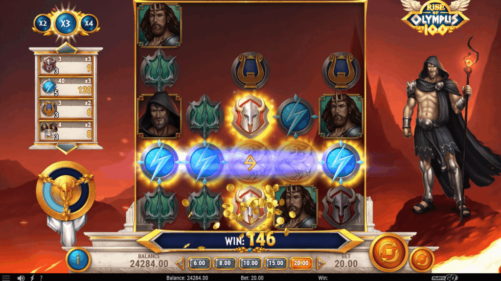 Betsson Melhores Slots Mitologia - 10 - Rise of Olympus