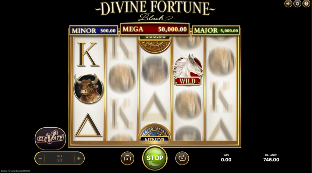 Betsson Melhores Slots Mitologia - 20 - Divine Fortune Black