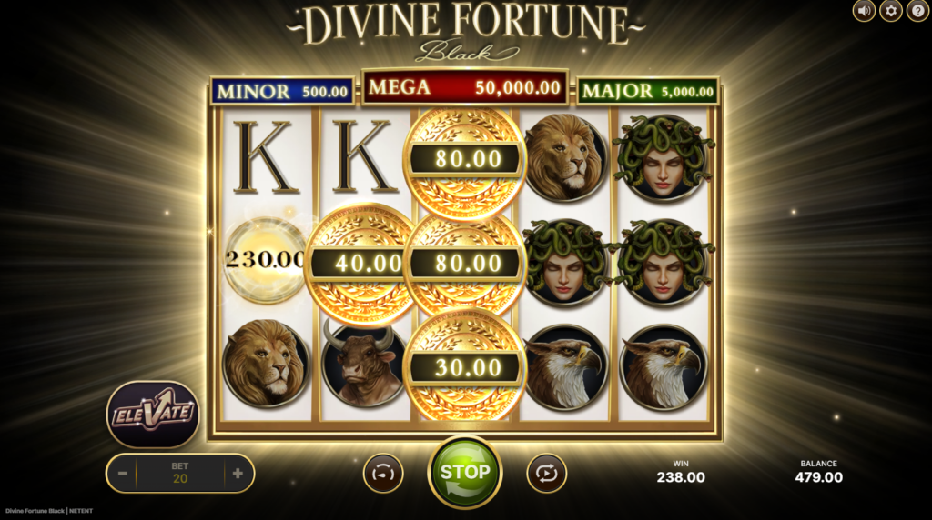 Betsson Melhores Slots Mitologia - 21 - Divine Fortune Black