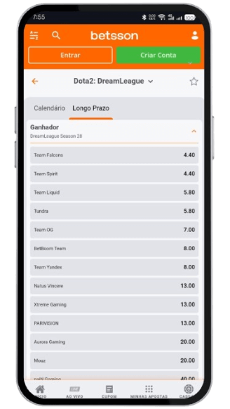 Como apostar em Dota 2 na Betsson