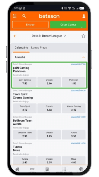 Como apostar em Dota 2 na Betsson
