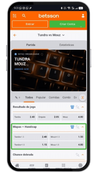 Como apostar em Dota 2 na Betsson