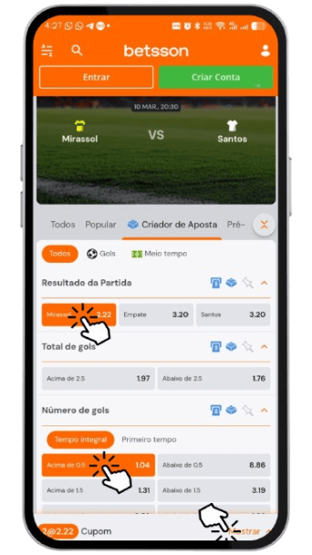 Betsson App Criador de Apostas