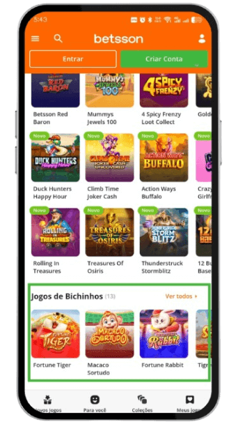 Cassino Betsson App Brasil