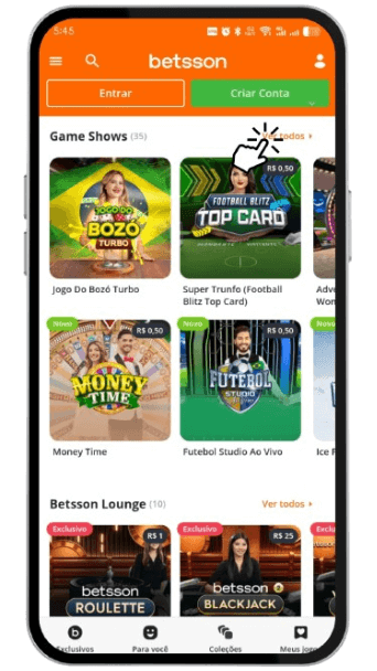 Betsson App Cassino Ao Vivo