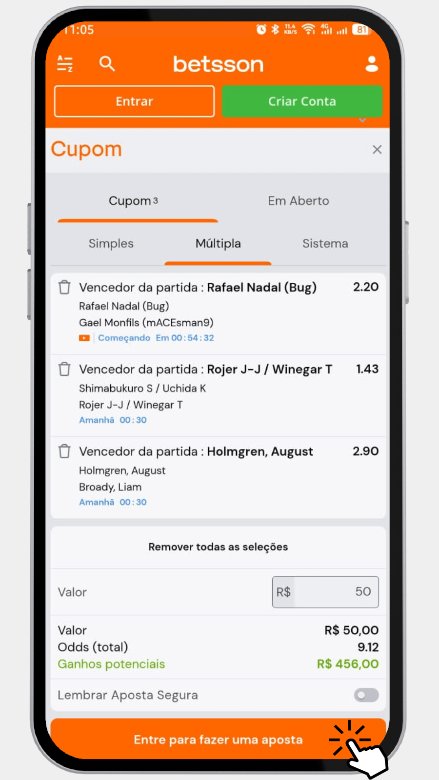 Betsson Como Apostar no Tênis
