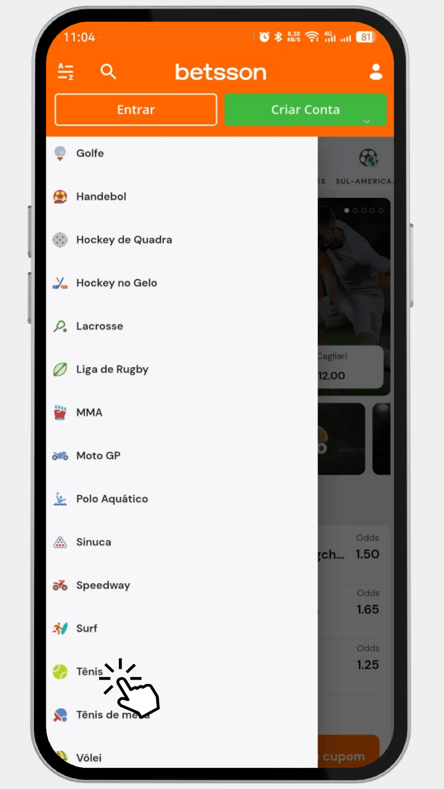 Betsson Como Apostar no Tênis