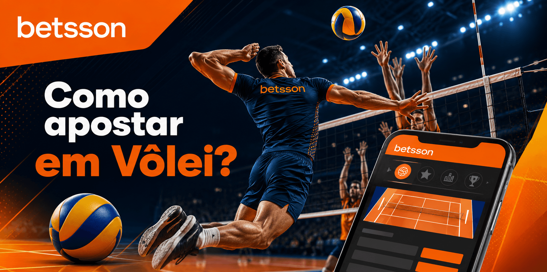 Como apostar em Vôlei - Betsson
